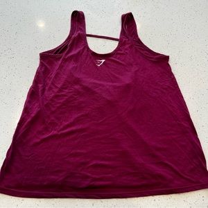 Gymshark open back tank